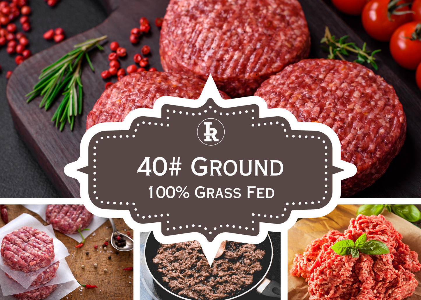 *Grass Finished* Ground 40LB Bundle 90/10