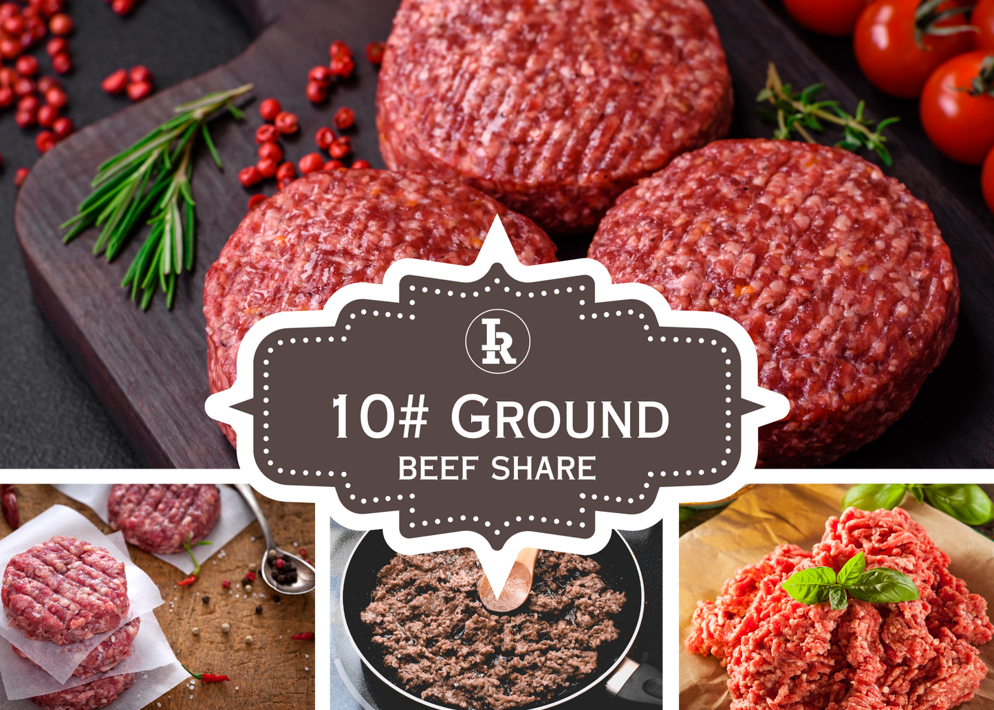 *Grass Finished* Ground 10LB Bundle 90/10